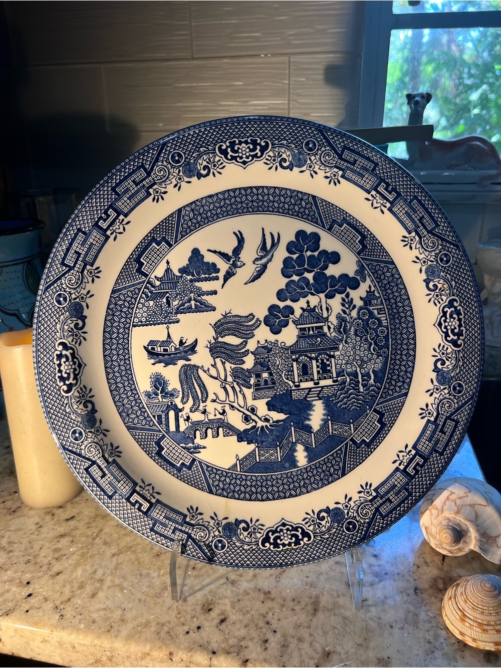 Churchill fr. Staffordshire England Decorative Serving Plate no chips